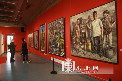 黑龍江省“中國夢”主題文藝創作作品展正式開幕